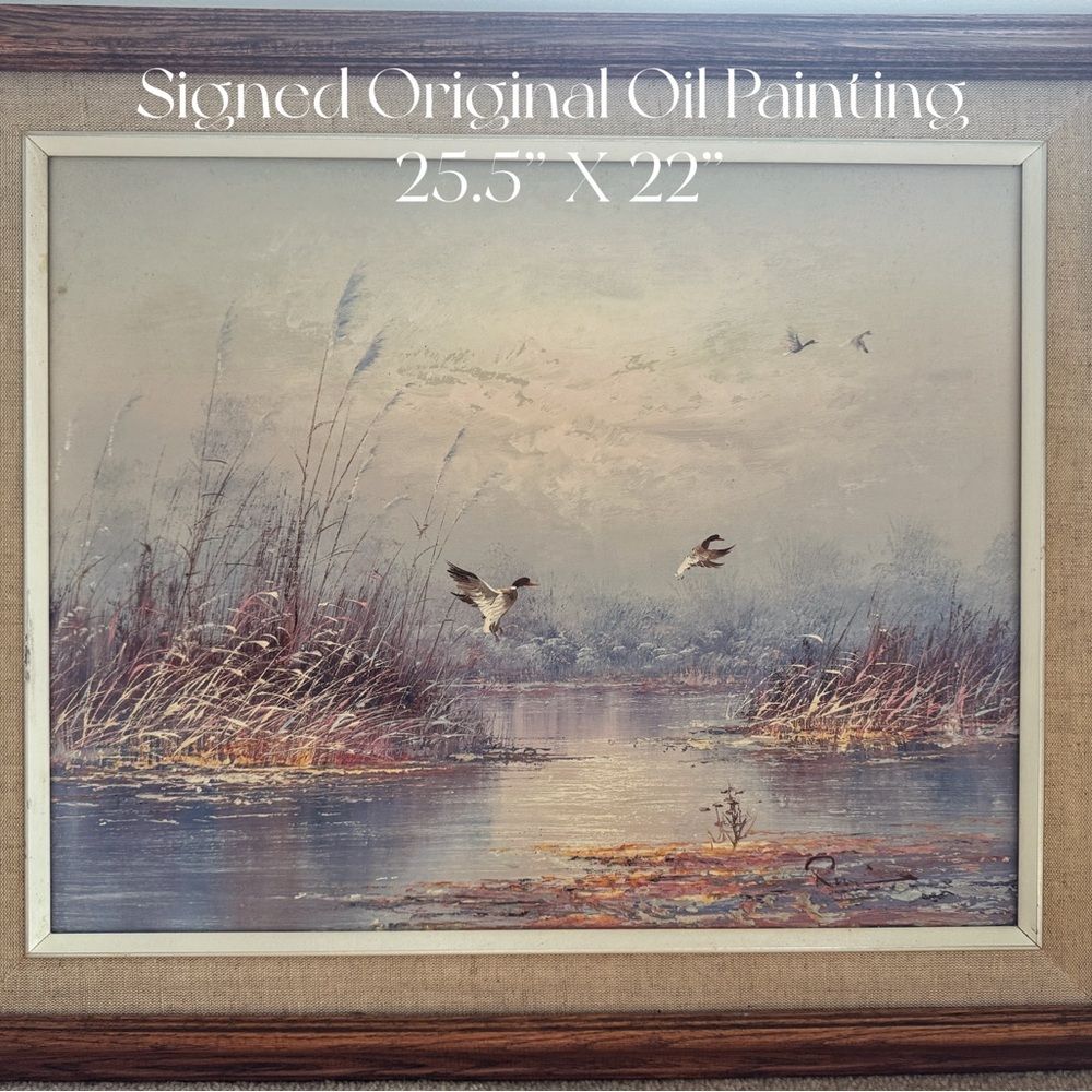 Serene Landscape Oil Painting